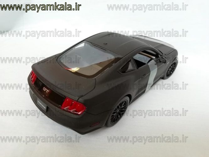 ماشین فلزی فورد موستانگ 1:24 (2015 FORD MUSTANG GT BY WELLY) کربنی