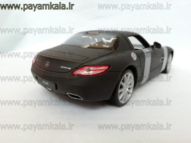 ماشین فلزی مرسدس بنز 1:24 (MERCEDES-BENZ SLS AMG BY WELLY) کربنی