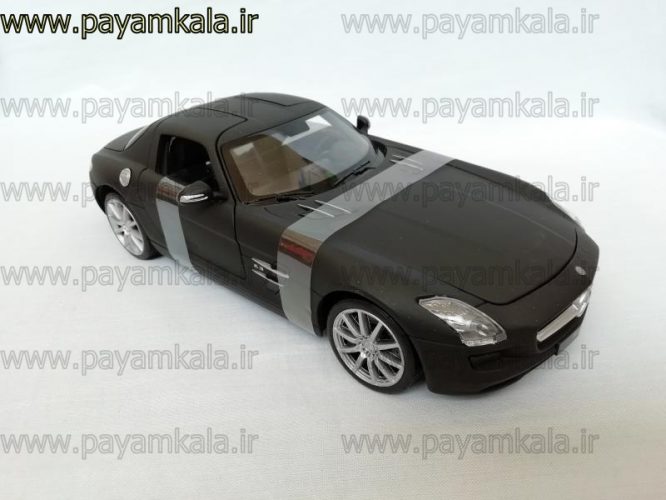 ماشین فلزی مرسدس بنز 1:24 (MERCEDES-BENZ SLS AMG BY WELLY) کربنی