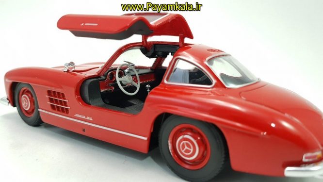 ماکت فلزی اسباب بازی مرسدس بنز 300SL بزرگ (1:24)(MERCEDES-BENZ BY WELLY) ساخت WELLY