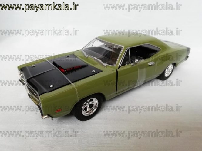 ماشین فلزی دوج کورنت 1:24 (DODGE CORENT SUPER BEE BY MOTORMAX 1969) سبز