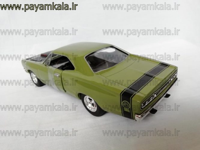 ماشین فلزی دوج کورنت 1:24 (DODGE CORENT SUPER BEE BY MOTORMAX 1969) سبز