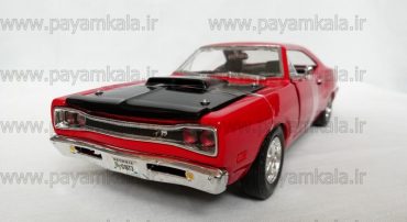 ماشین فلزی دوج کورنت 1:24 (DODGE CORENT SUPER BEE BY MOTORMAX 1969) قرمز