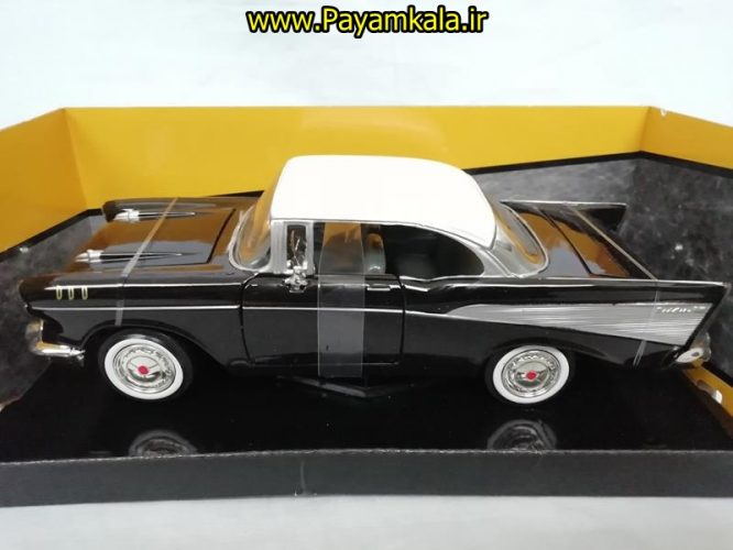 ماشین فلزی شورلت بل ایر(1:24)(chevy belair 1957)