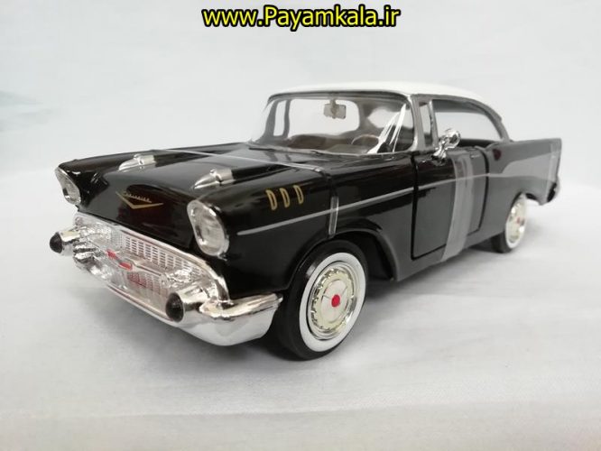 ماشین فلزی شورلت بل ایر(1:24)(chevy belair 1957)