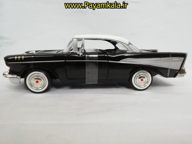 ماشین فلزی شورلت بل ایر(1:24)(chevy belair 1957)