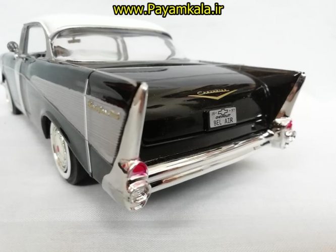 ماشین فلزی شورلت بل ایر(1:24)(chevy belair 1957)