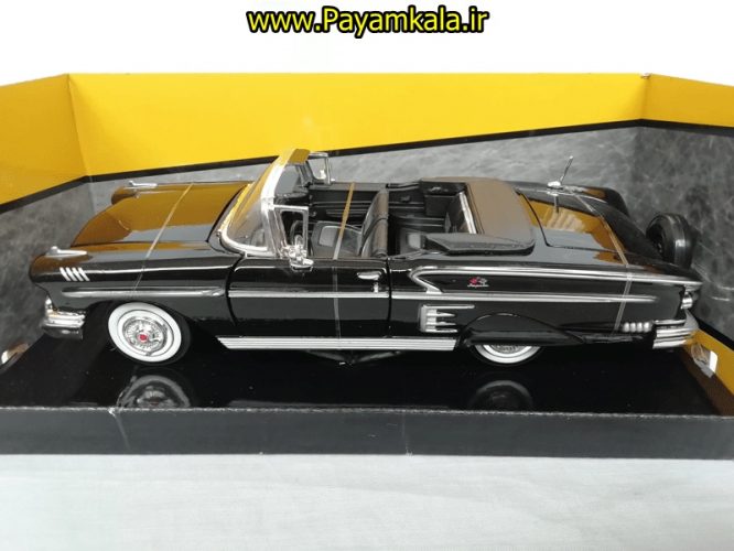 ماشین فلزی شورلت ایمپالا (1:24) (1958 CHEVY IMPALA) مشکی