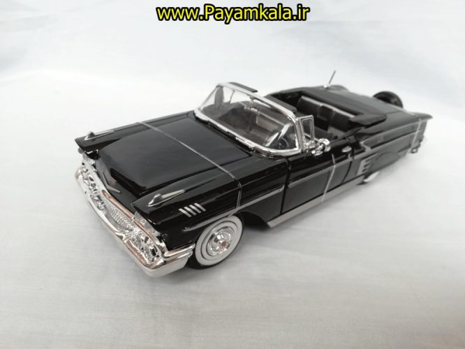 ماشین فلزی شورلت ایمپالا (1:24) (1958 CHEVY IMPALA) مشکی