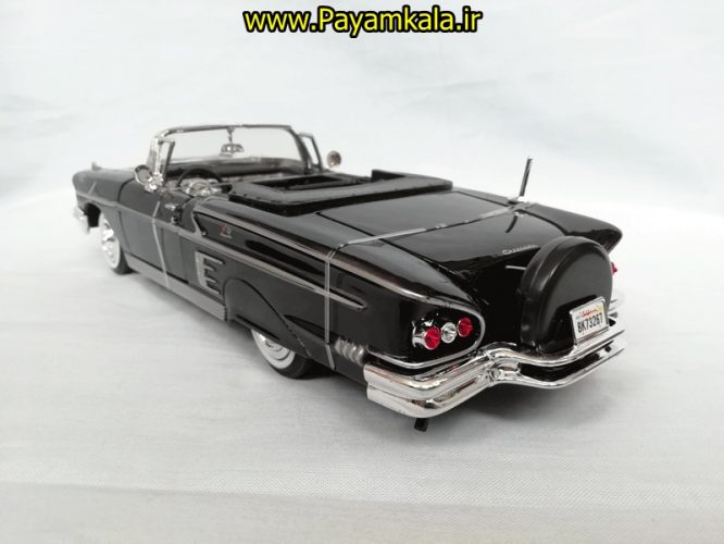 ماشین فلزی شورلت ایمپالا (1:24) (1958 CHEVY IMPALA) مشکی