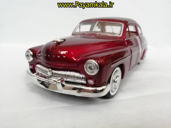 ماشین فلزی مرکوری کوپه (1:24) ( MERCURY COUPE 1949 ) آلبالویی