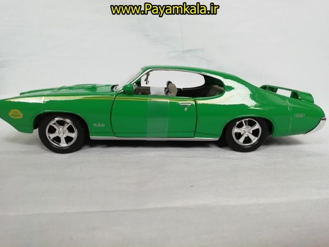 ماشین فلزی پونتیاک جی تو (1:24)(pontiac gto 1969)