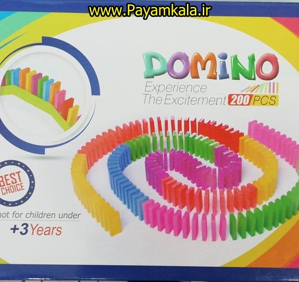 اسباب بازی دومینو 200 تکه رنگی (DOMINO) پرشین