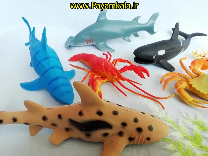 بسته شش تایی فیگور حیوانات دریایی (Sea Animal)