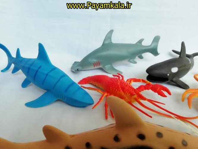 بسته شش تایی فیگور حیوانات دریایی (Sea Animal)