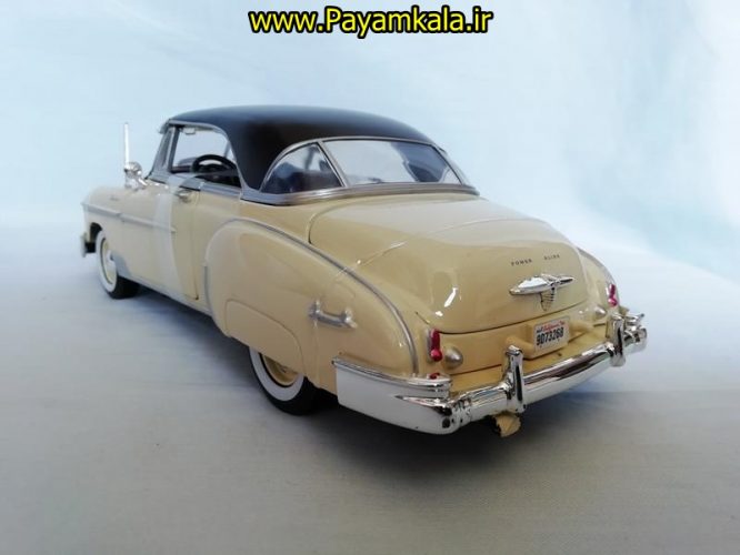 ماشین فلزی شورلت بل ایر(1:24) ( 1950 CHEVY BEL AIR) کرم رنگ