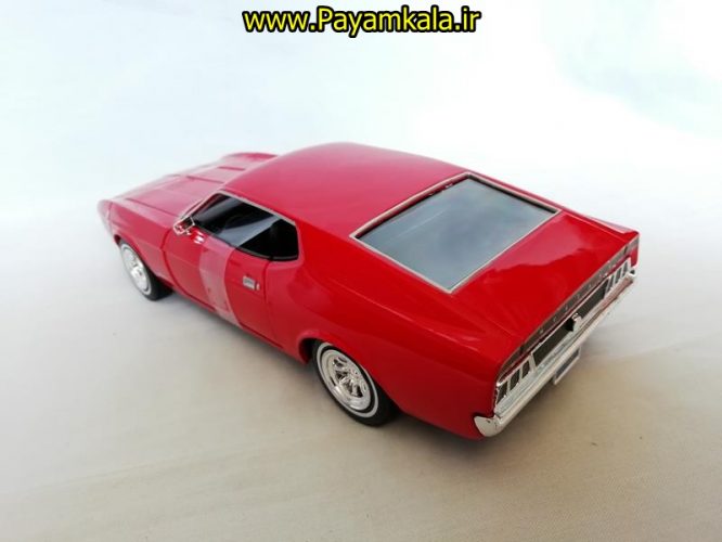 ماشین فلزی فورد موستانگ (1:24) (FORD MUSTANG SPORTSROOF 1971 MOTORMAX) قرمز