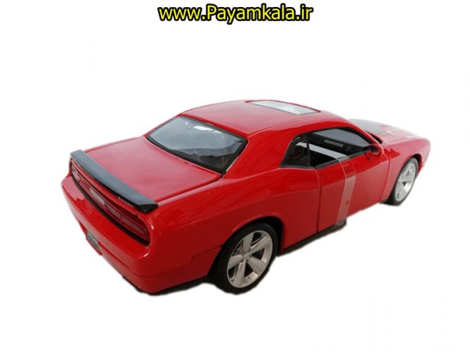 ماشین فلزی دوج چلنجر بزرگ (1:24) (2008 DODGE CHALLENGER SRT8) (نارنجی)