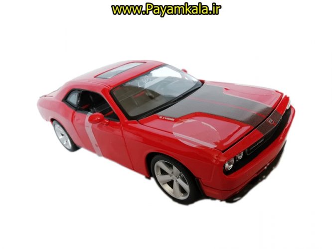 ماشین فلزی دوج چلنجر بزرگ (1:24) (2008 DODGE CHALLENGER SRT8) (نارنجی)