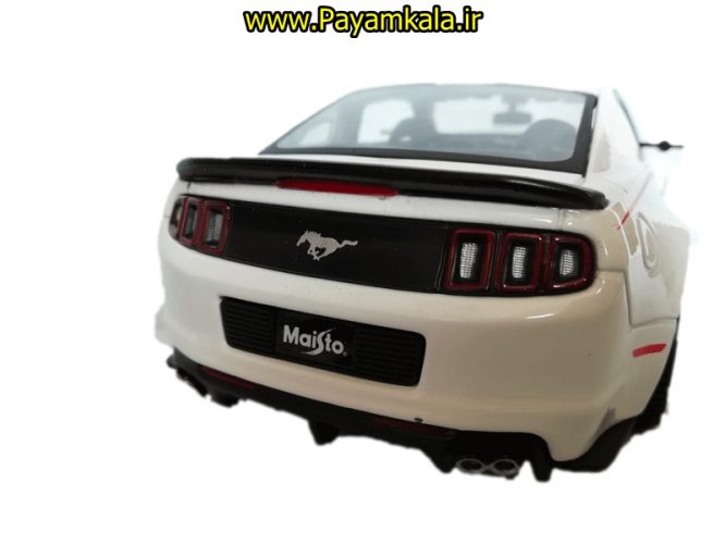 ماشین فلزی فورد موستانگ بزرگ (1:24) (FORD MUSTANG STREET RACER 2014) (سفید)