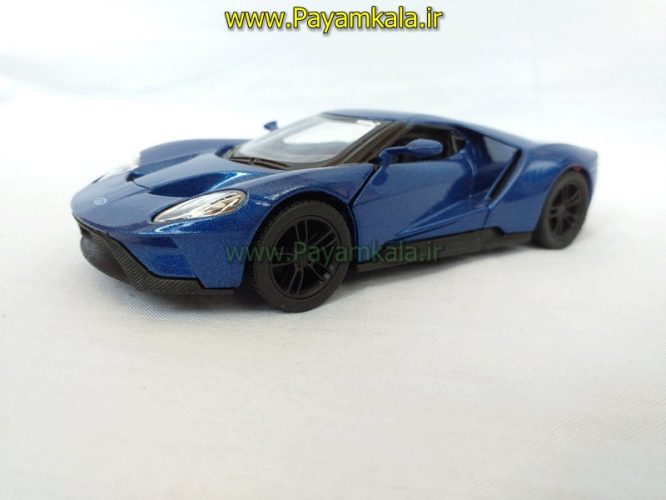 ماشین اسباب بازی فورد (FORD GT 2005 BY KINSMART) آبی