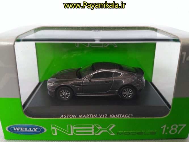 ماکت مینیاتوری استون مارتین(ASTON MARTIN V12 VANTAGE BY WELLY)(1:87)نوک مدادی