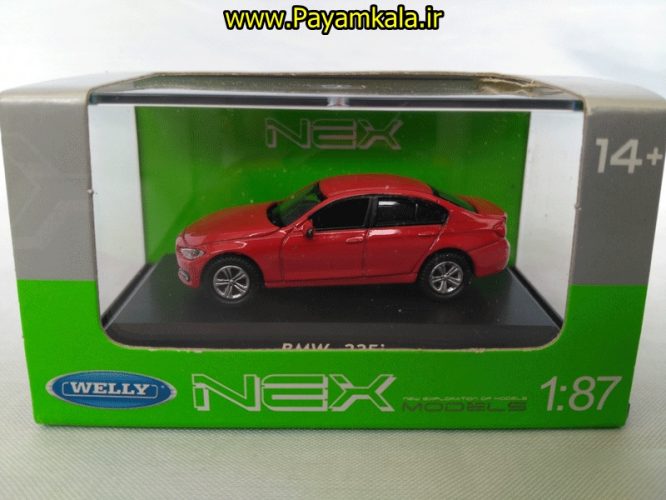 ماکت مینیاتوری ب ام و ( BMW 335i BY WELLY)(1:87 ) قرمز