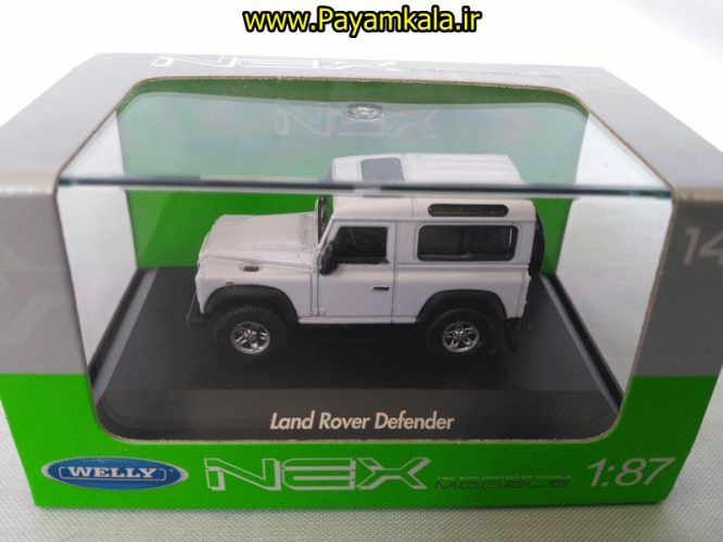 ماکت مینیاتوری لندرور دیفندر (Land Rover Defender BY WELLY)(1:87)