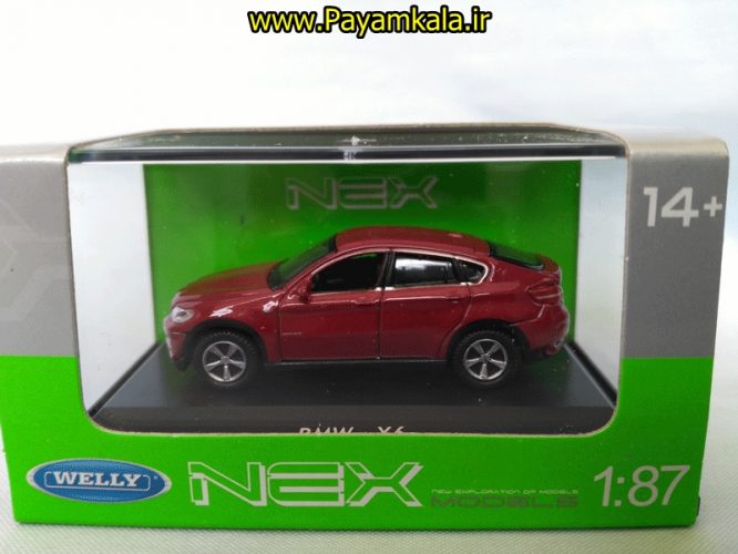 ماکت مینیاتوری ب ام و ( BMW X6 BY WELLY)(1:87 )