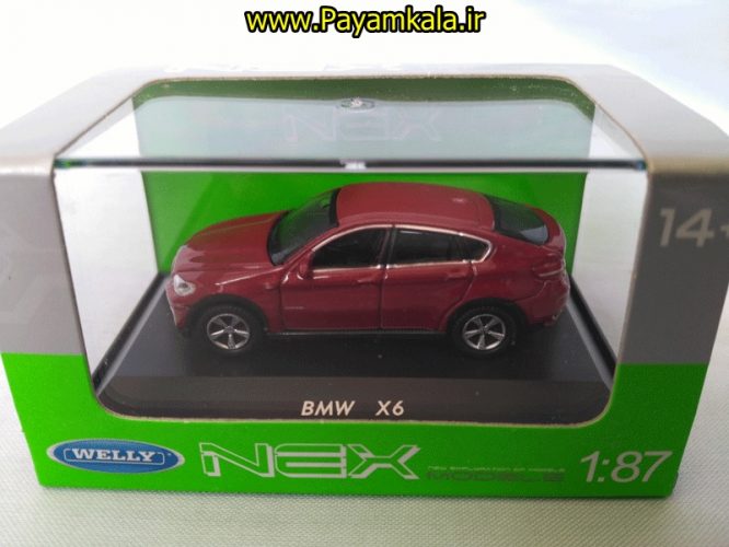 ماکت مینیاتوری ب ام و ( BMW X6 BY WELLY)(1:87 )