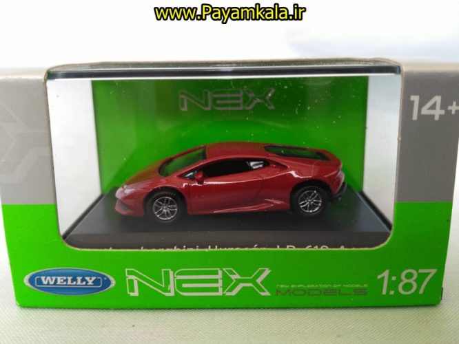 ماکت مینیاتوری لامبورگینی (1:87)(LAMBORGHINI HURACAN LP610-4 BY WELLY)