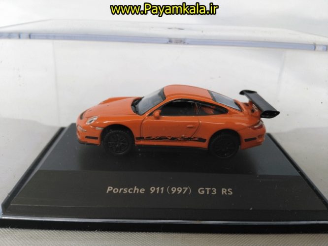 ماکت مینیاتوری پورشه (1:87)(PORSCHE 911-997 GT3 RS BY WELLY)