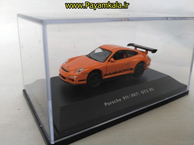 ماکت مینیاتوری پورشه (1:87)(PORSCHE 911-997 GT3 RS BY WELLY)