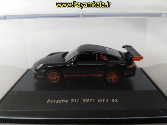 ماکت مینیاتوری پورشه (1:87)(PORSCHE 911-997 GT3 RS BY WELLY)