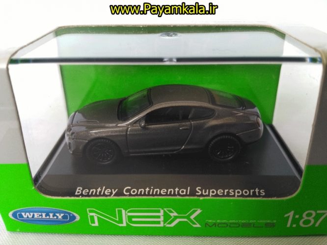 ماکت مینیاتوری بنتلی ( Bentley Continental SuperSports By WELLy)(1:87)