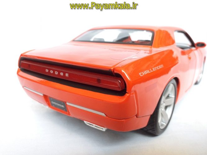 ماکت فلزی دوج چلنجر بزرگ (1:18) (DODGE CHALLENGER BY MAISTO PREMIEREEDITION) نارنجی