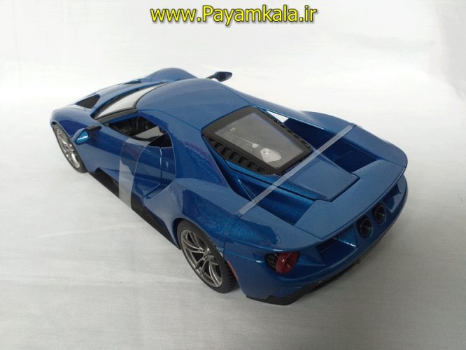 ماکت فورد GT بزرگ (FORD GT 2017 BY MAISTO) (1:18) آبی