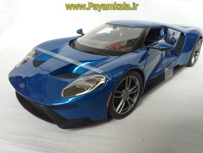 ماکت فورد GT بزرگ (FORD GT 2017 BY MAISTO) (1:18) آبی