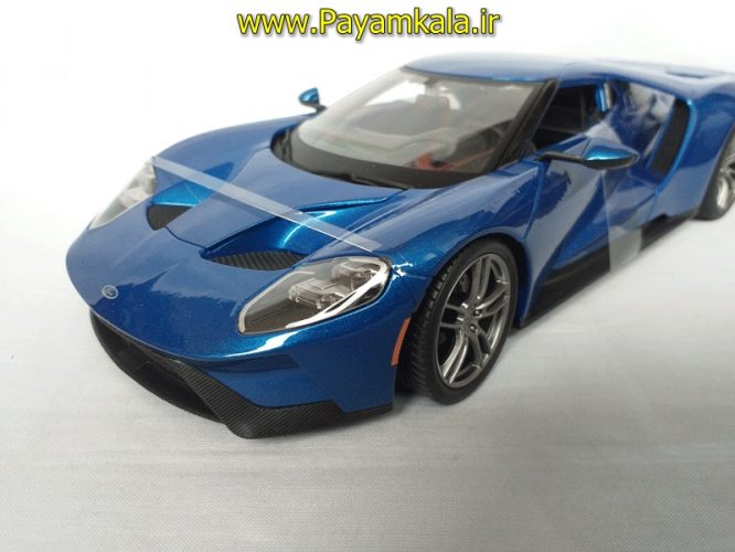 ماکت فورد GT بزرگ (FORD GT 2017 BY MAISTO) (1:18) آبی