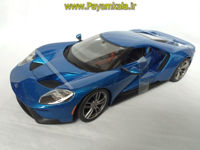 ماکت فورد GT بزرگ (FORD GT 2017 BY MAISTO) (1:18) آبی