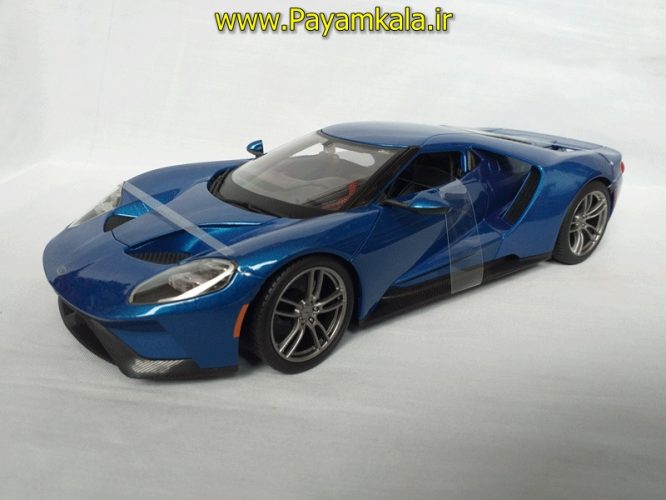 ماکت فورد GT بزرگ (FORD GT 2017 BY MAISTO) (1:18) آبی