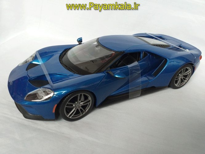 ماکت فورد GT بزرگ (FORD GT 2017 BY MAISTO) (1:18) آبی