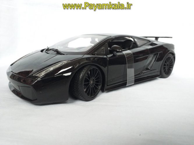 ماکت لامبورگینی بزرگ (LAMBORGHINI GALLARDO SUPERLEGGERA 2007 BY MAISTO) (1:18) مشکی