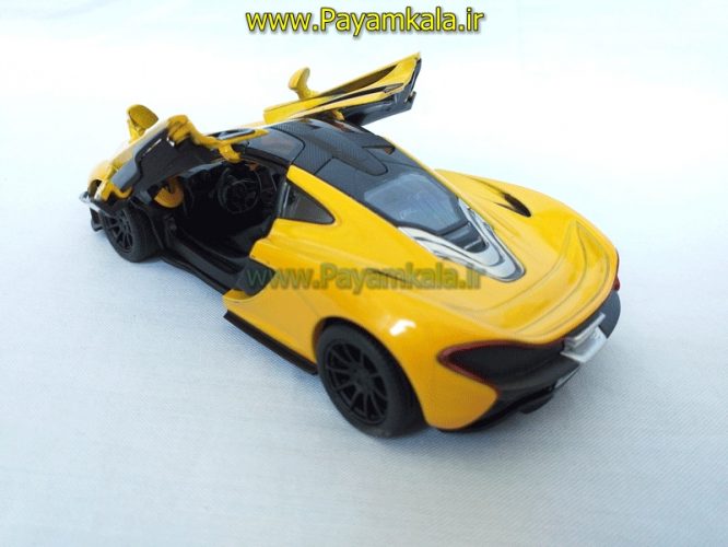 ماشین اسباب بازی مک لارن (MCLAREN P1 BY KINSMART) زرد