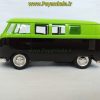 فولکس استیشن (VOLKSWAGEN T1 BUS 1963 BY WELLY) مشکی-سبز روشن (1:32)