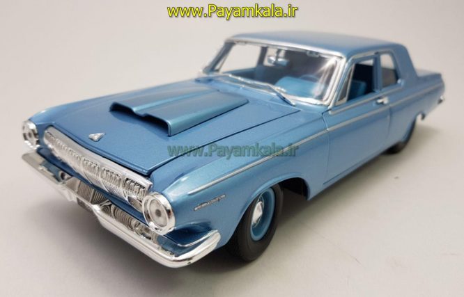 ماشین فلزی شورلت بل ایر(1:18) ( Chevrolet Bel Air 1962) آبی رویال