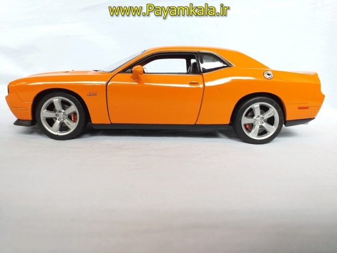 ماشین فلزی دوج چلنجر بزرگ (1:24) (Dodge challenger SRT 2012 ) نارنجی