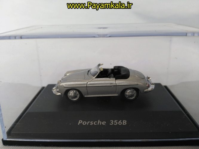 ماکت مینیاتوری پورشه (1:87) (Porsche 356B BY WELLY) نقره ای