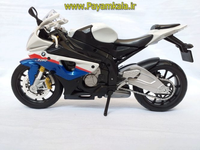 (سایز بزرگ) ماکت فلزی موتورسیکلت ب ام و (BMW S 1000RR BY MAISTO)(1/12)