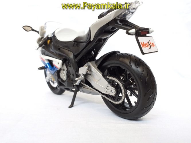 (سایز بزرگ) ماکت فلزی موتورسیکلت ب ام و (BMW S 1000RR BY MAISTO)(1/12)